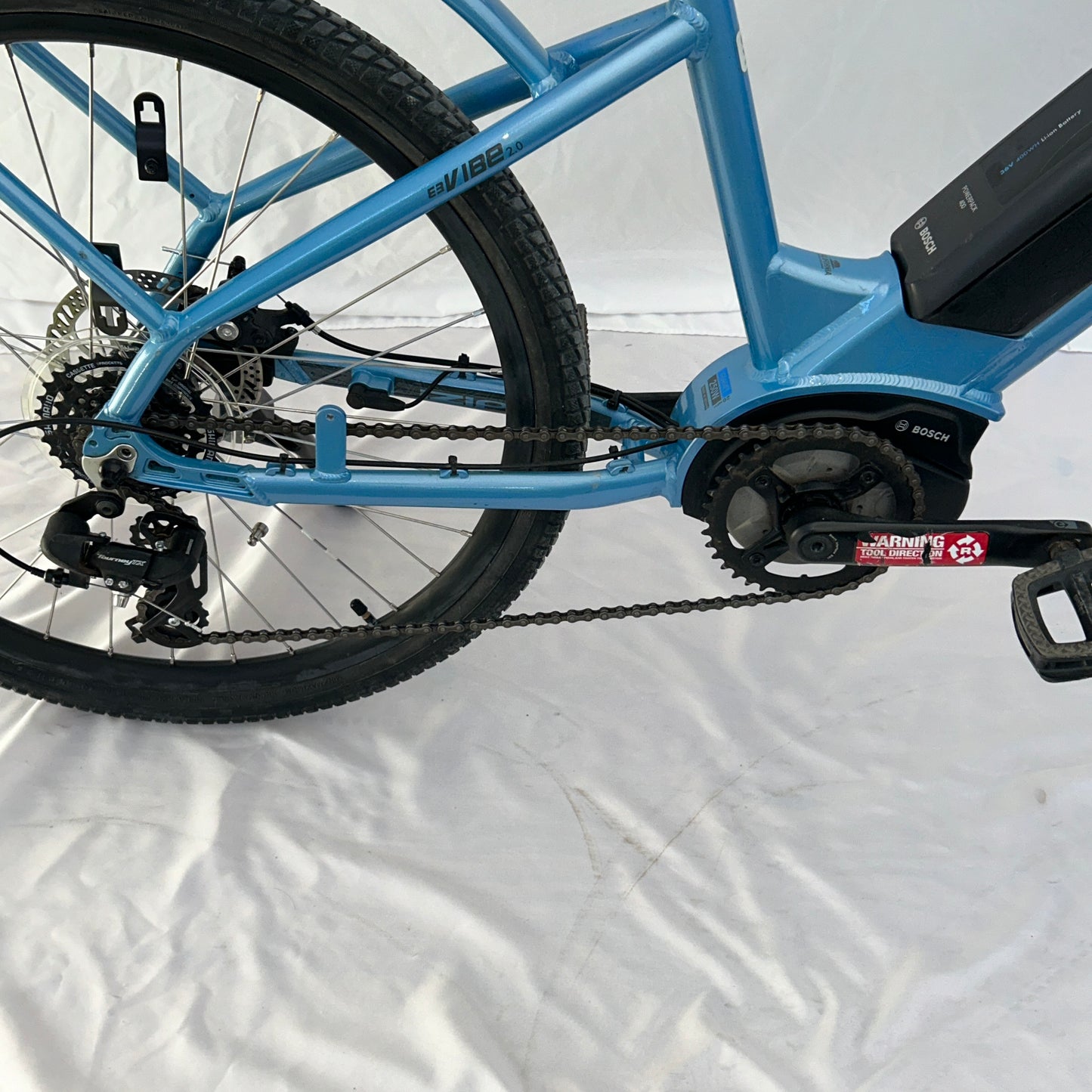 Izip Vibe 2.0 #88 Small Blue 483 Miles Electric Bicycle Step-Thru