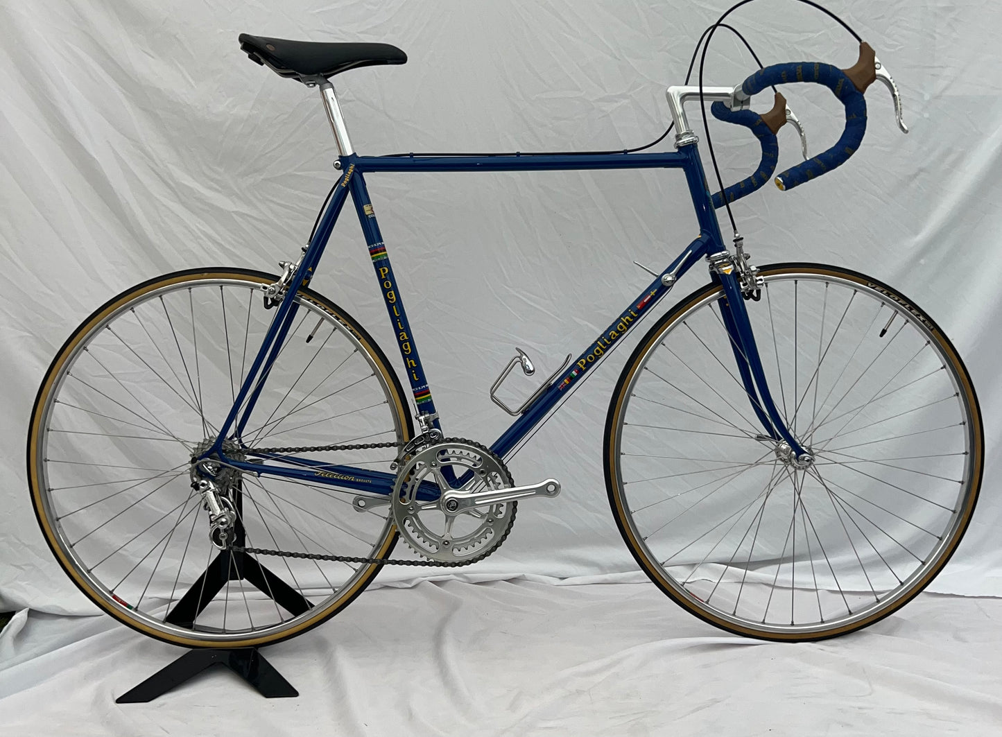 Pogliaghi Sante Columbus Steel Vintage Bike 60cm Campagnolo Original #38