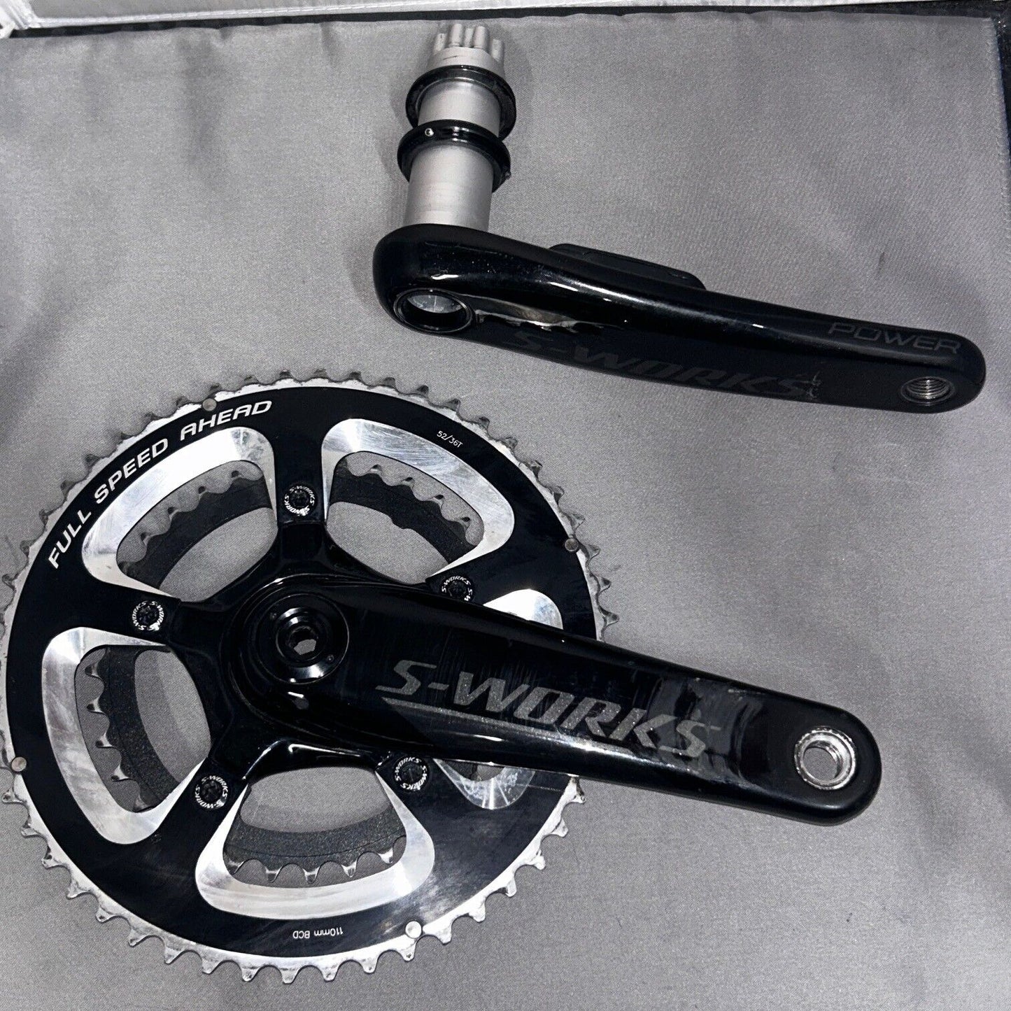 S-Works Power Cranks Dual-Sided Power Meter 4iii 172.5 mm 36/52 T by Specialized