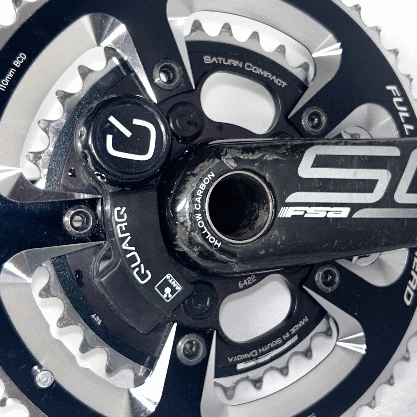 FSA SL-K Light Quarq CinQo Saturn Carbon Power Meter Crankset 170 mm 36/52 Mega