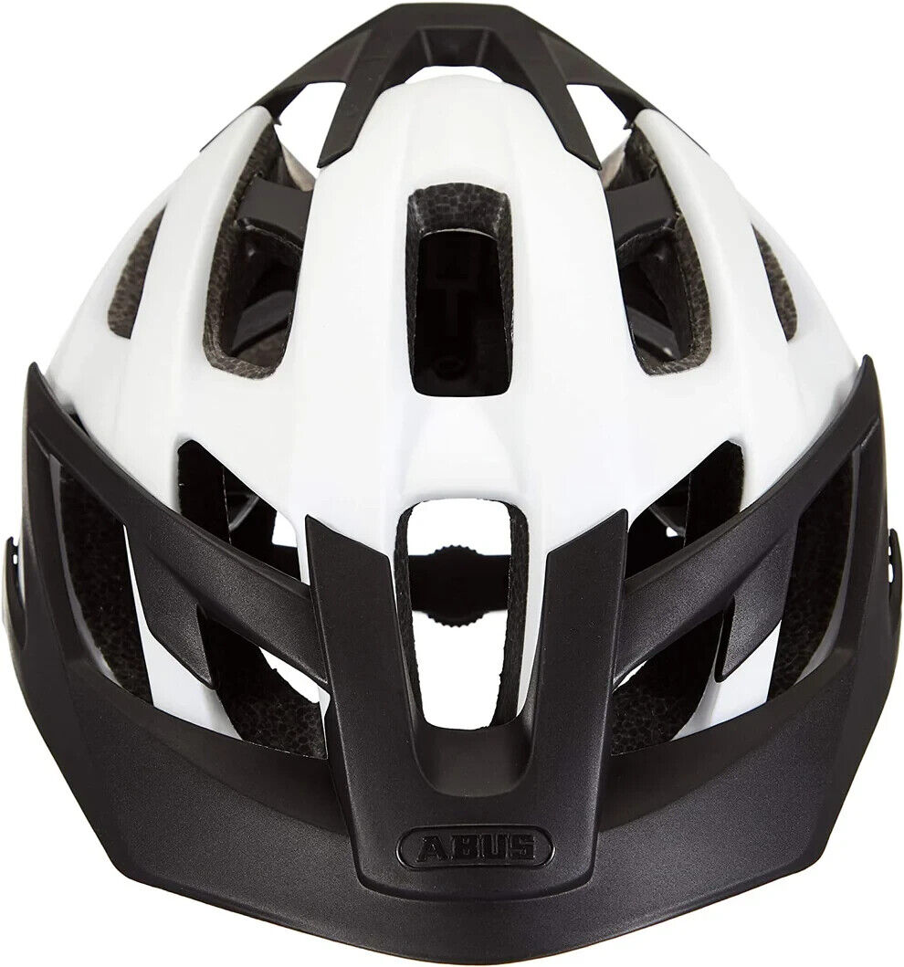 Abus Moventor Mountain Bike MTB Helmet Polar White Medium MD Safety Bike Bicycle