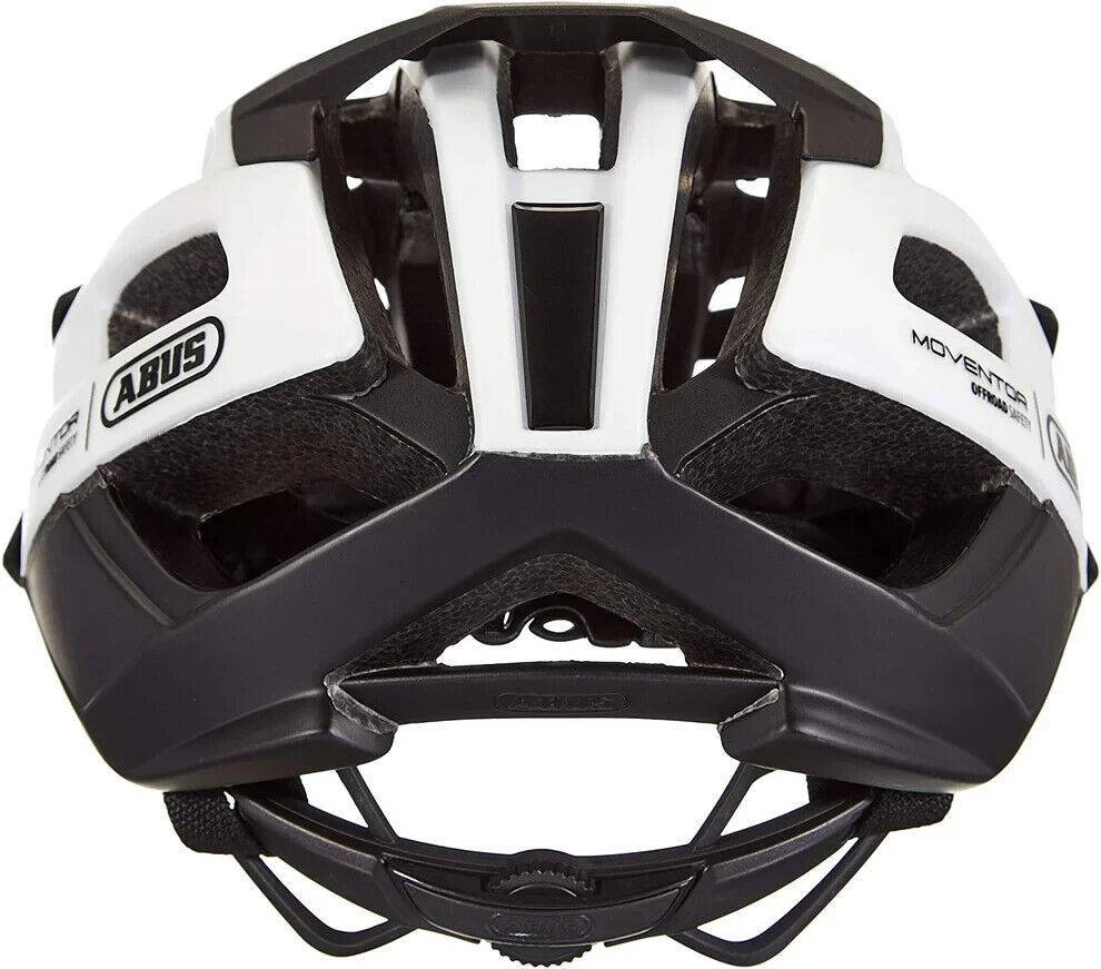 Abus Moventor Mountain Bike MTB Helmet Polar White Medium MD Safety Bike Bicycle