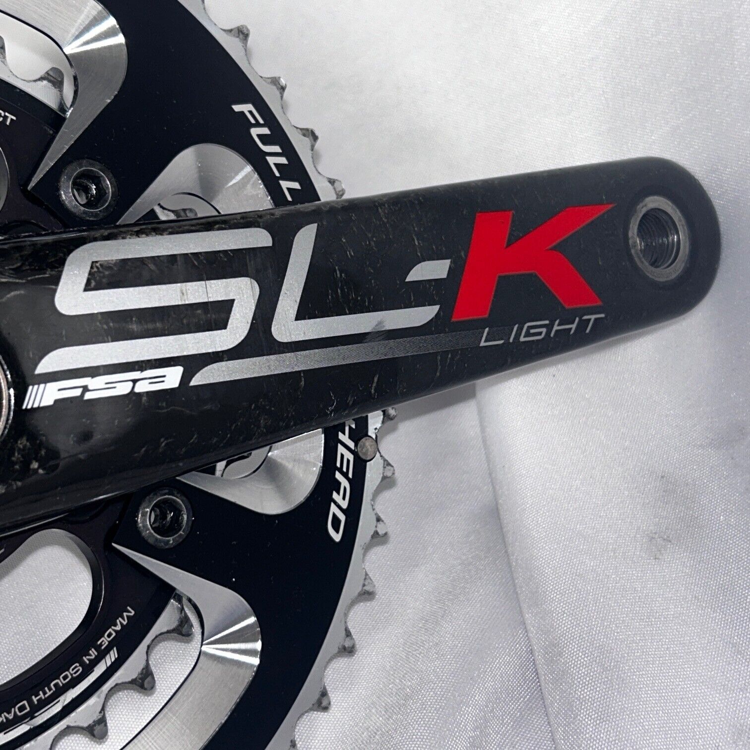 FSA SL K Light Quarq CinQo Saturn Carbon Power Meter Crankset 170 mm 36 52 Mega