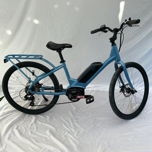 Izip Vibe 2.0 #88 Small Blue 483 Miles Electric Bicycle Step-Thru