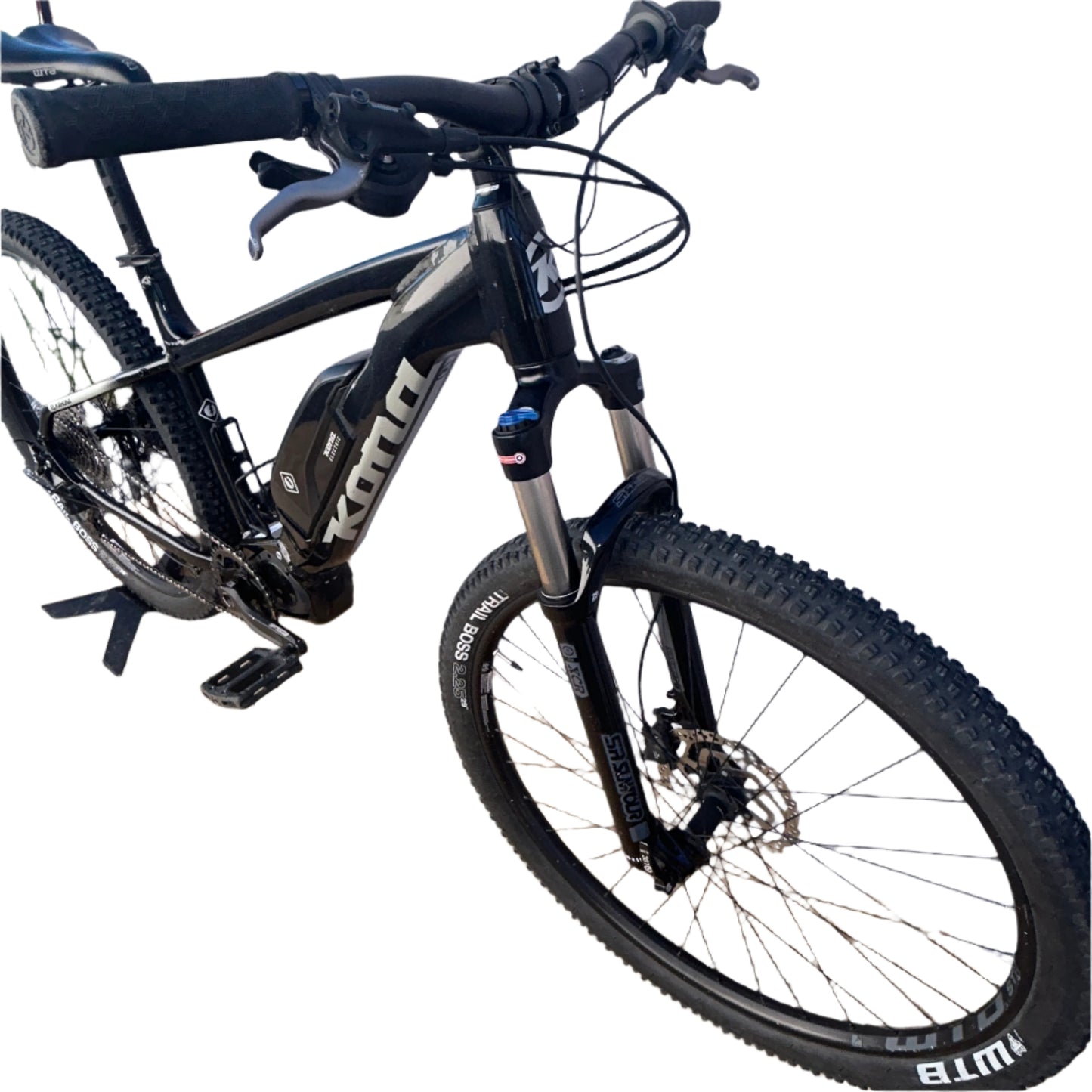 Kona El Kahuna Adult Large Electric Mountain Bike Large Black Shimano Motor