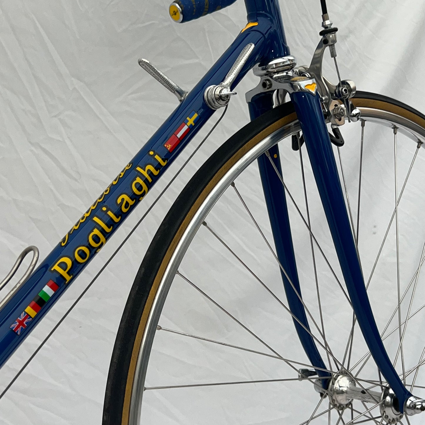 Pogliaghi Sante Columbus Steel Vintage Bike 60cm Campagnolo Original #38