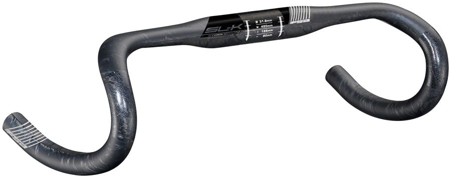 Full Speed Ahead SL-K Compact Drop Handlebar - Carbon, 31.8mm, 40cm, Black