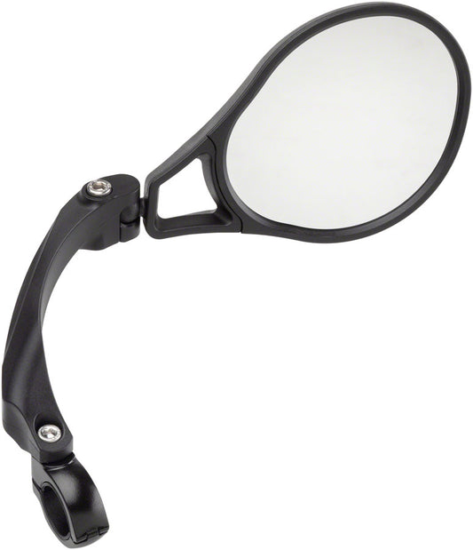 MSW Handlebar Mirror - Flat Bar, Right Side, HD Glass Lens