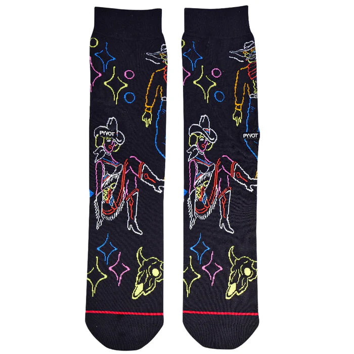 Pyvot Socks Neon Cowboy