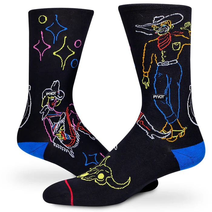 Pyvot Socks Neon Cowboy