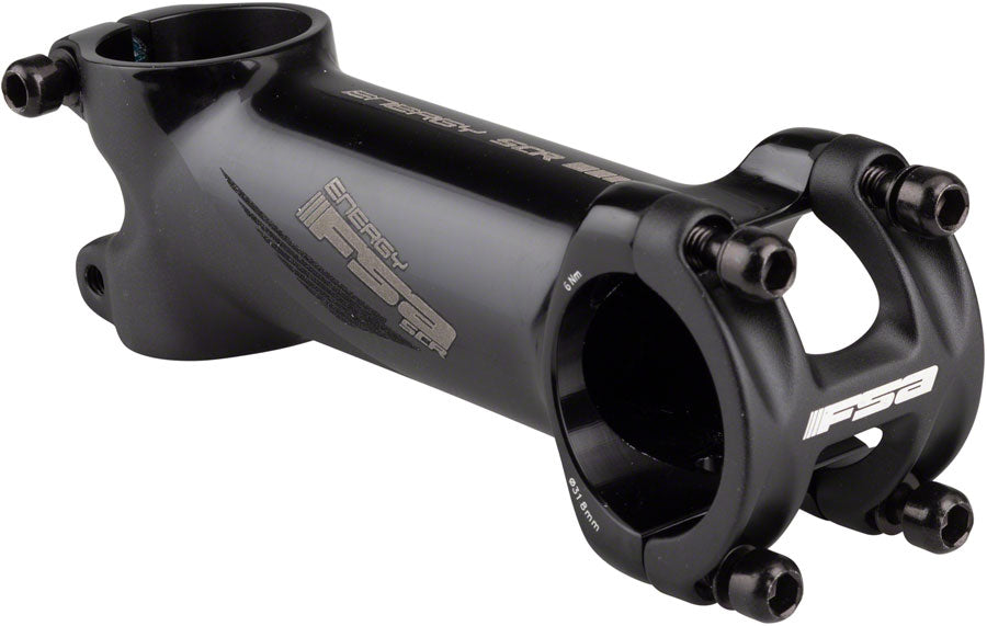 Full Speed Ahead Energy SCR Stem - 100mm, 31.8 Clamp, +/-6, Black/Gray