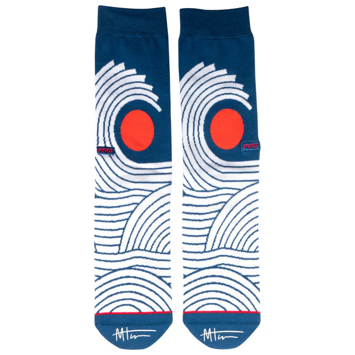 Pyvot Socks Midnight Wave