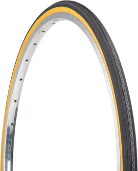 Kenda Street K35 Tire - 27 x 1-1/4, Clincher, Wire, Black/Tan, 22tpi