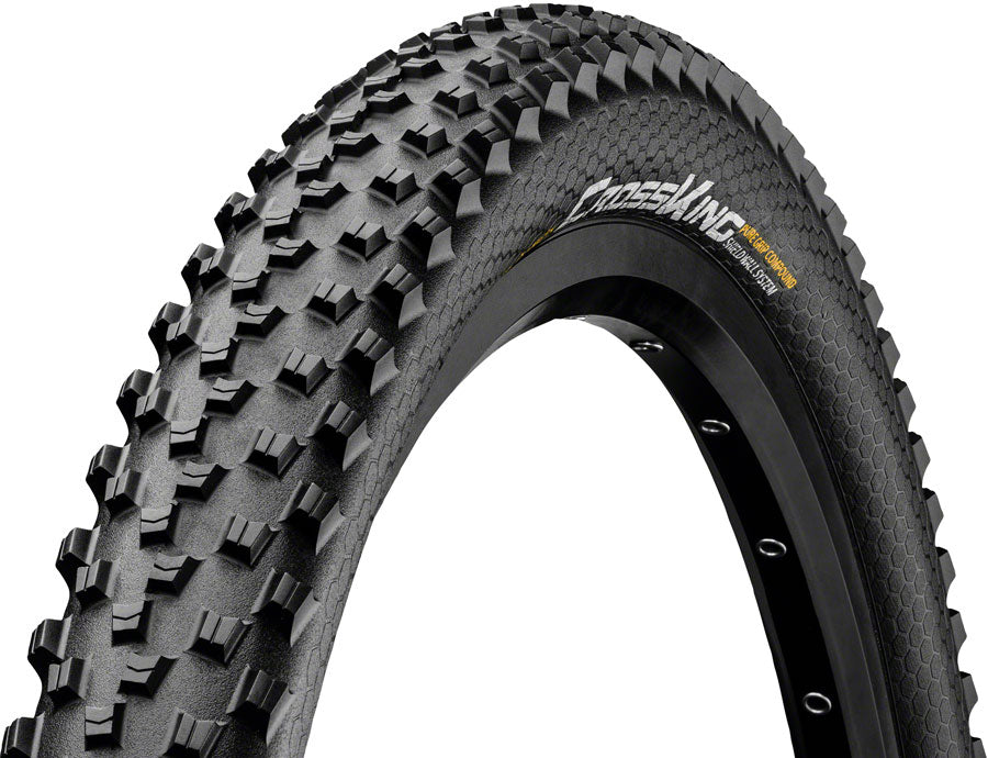 Continental Cross King Tire - 26 x 2.30, Tubeless, Folding, Black, PureGrip, ShieldWall System, E25