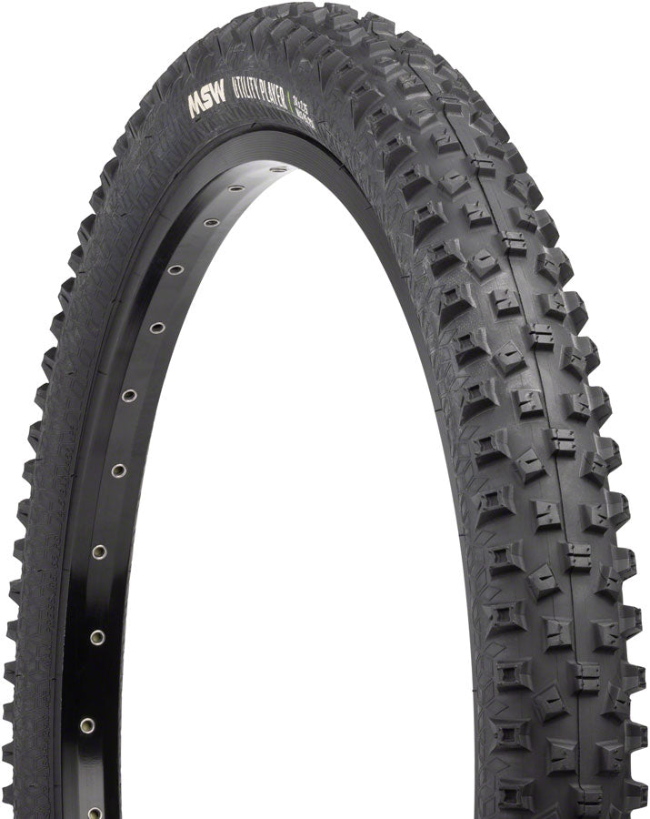 MSW Utility Player Tire - 26 x 2.25, Black, Rigid Wire Bead, 33tpi