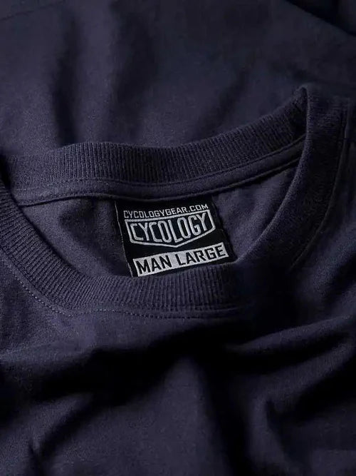 Cycology Ride T Shirt Navy